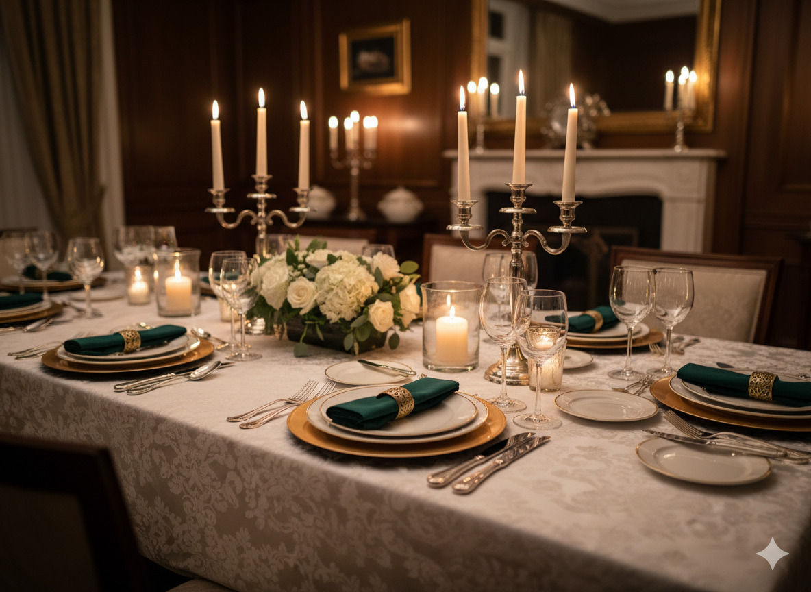 Dining room event styling