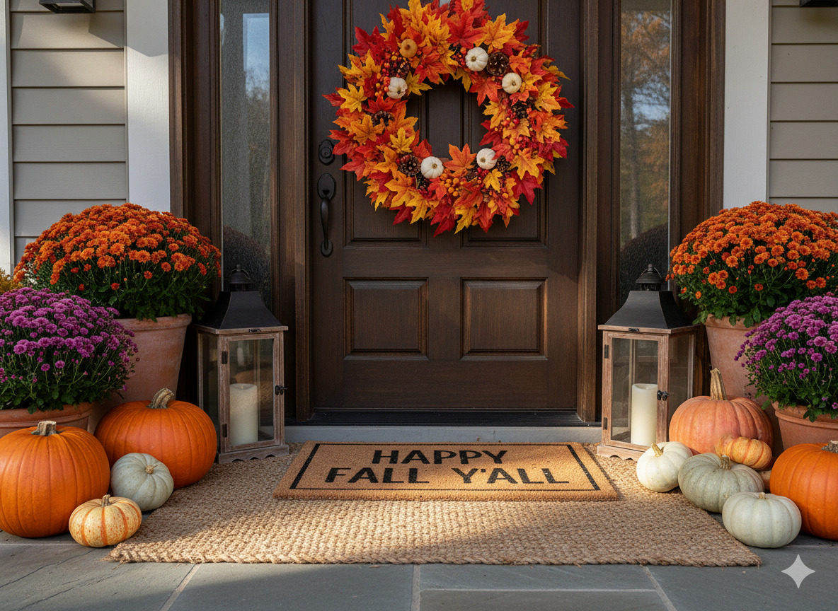 Entryway seasonal decoration